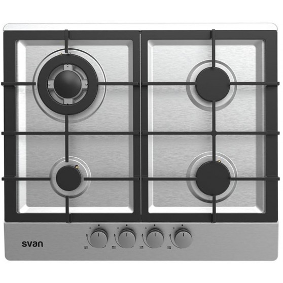 Placa Gas SVAN SGW4600X 4 Zonas Inox