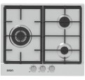 Placa Gas SVAN SGW3600X 3 Zonas Acero Inox
