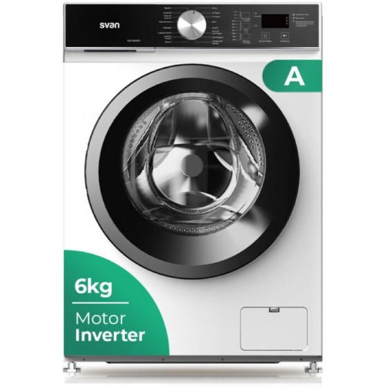 Lavadora SVAN SL6104AIDV Blanco 6Kg 1000 A