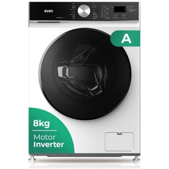 Lavadora SVAN SL8202AIDVB Blanco 8Kg 1200 A