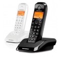 Duo Telfonos MOTOROLA S1202 Blanco + Negro