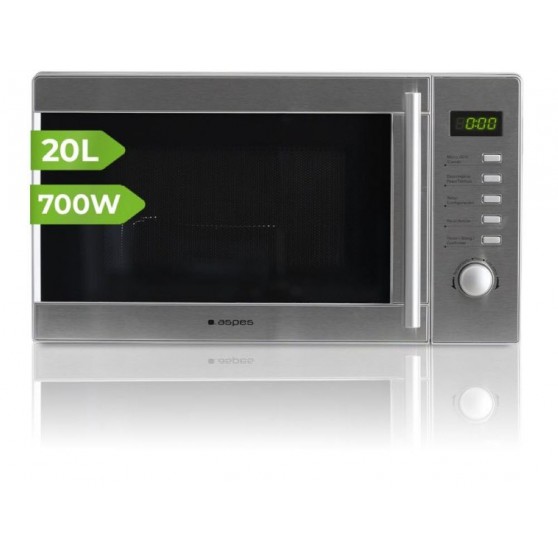 Microondas ASPES AMW2700DGX Inox 20L