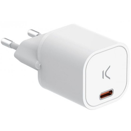 Cargador Red MIni 30W KSIX GAN USB-C Blanco