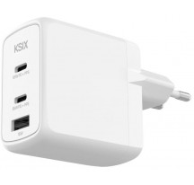 Cargador Red Elctrica KSIX BCD65GANACCB Blanco