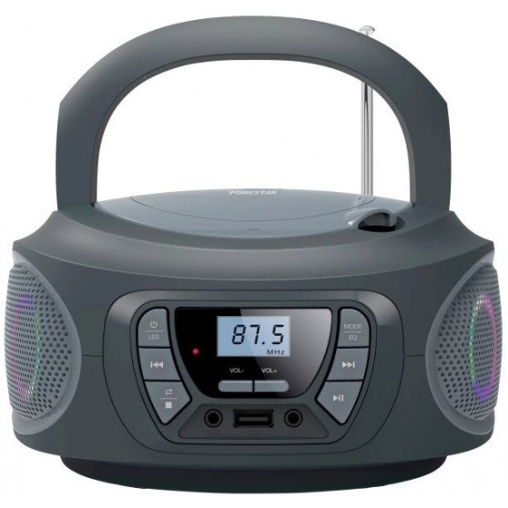 Radio CD Porttil FONESTAR BOOM-ONE-G Gris