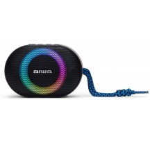 Altavoz Porttil AIWA BST-330BL Negro Azul Bluetooth