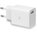 Cargador Red Elctrica KSIX BXCD2AB Blanco