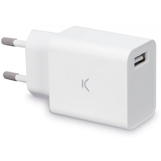 Cargador Red Elctrica KSIX BXCD2AB Blanco