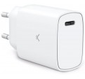 Cargador Red Elctrica KSIX Blanco USB-C 20W
