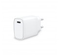 Cargador Red Elctrica KSIX Blanco USB-C 20W