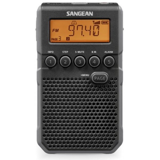Radio Despertador Porttil SANGEAN DT-800 Black