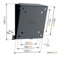 Soporte Parted Inclinable VOGEL'S MA1010 Negro
