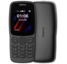 Mvil NOKIA 106 Black 1.8"