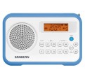 Radio Despertador SANGEAN PRD18 B-A Azul Blanco