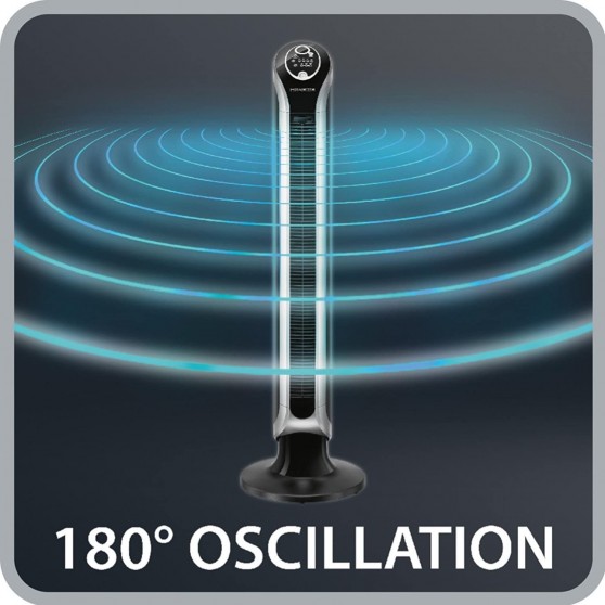 Rowenta Eole Infinite ventilador Negro