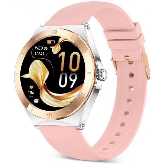 Smartwatch KSIX LYA Rosa 1.19" 2 Correas Metal