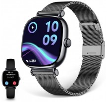 Smartwatch KSIX IRIA Negro 1.7" 2 Correas Metal