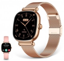 Smartwatch KSIX IRIA Rosa 1.7" 2 Correas Metal