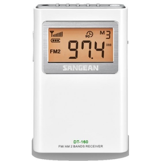 Radio Porttil SANGEAN DT-160 Clear