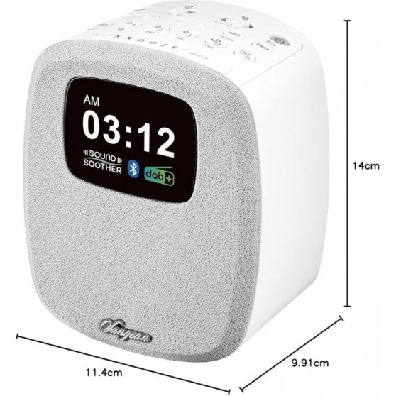 Radio Despertador SANGEAN DCR-83 Blanco