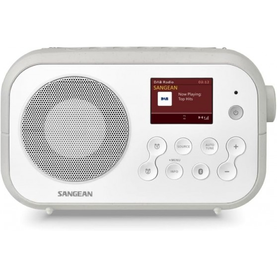 Radio Porttil SANGEAN DPR-42BT Blanco Gris