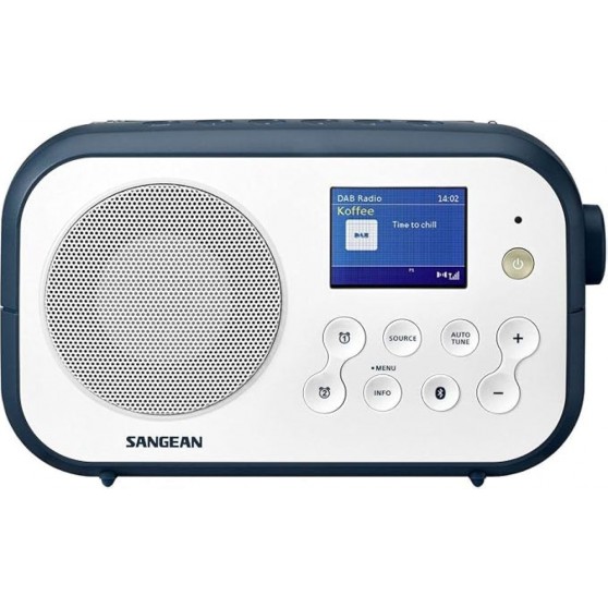 Radio Porttil SANGEAN DPR-42BT Blanco Azul