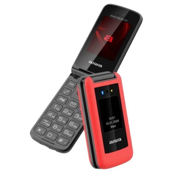 Mvil AIWA FP-30-2G Red 2.4"