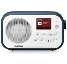 Radio Porttil SANGEAN DPR-42BT Blanco Piedra Azul