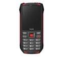 Mvil QUBO ST-001 Negro y Rojo 2.4" Rugerizado