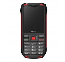 Mvil QUBO ST-001 Negro y Rojo 2.4" Rugerizado