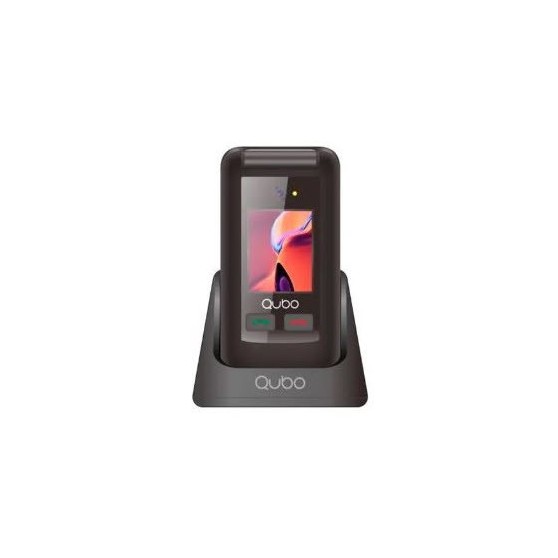 Mvil QUBO SENIOR X-247 2G Negro