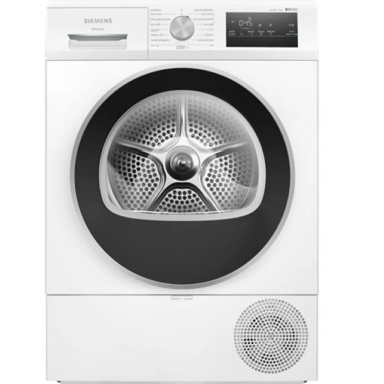 Secadora SIEMENS WT45HV00ES Bomba de Calor 8Kg Blanco D