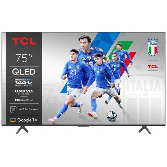 TV QLED 75" TCL 75P8K 4K UHD GoogleTV