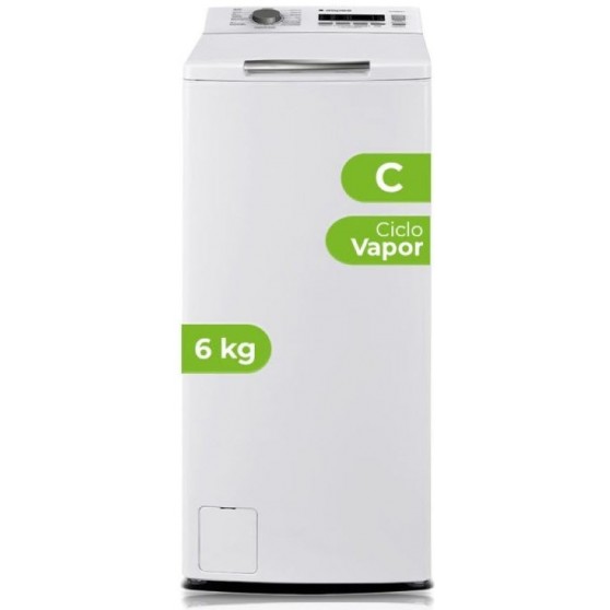 Lavadora Carga Superior ASPES ALCS6201C 6Kg C 1200Rpm