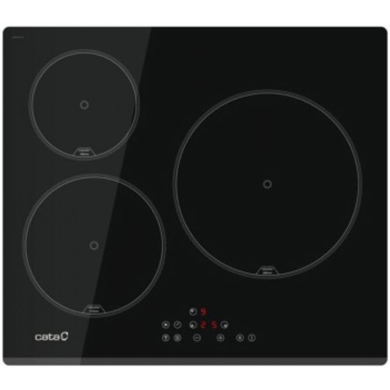 CATA IB 6303E2 BK Negro Integrado 59 cm Con placa de induccin 3 zona(s)