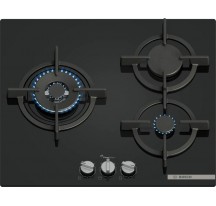 Placa Gas BOSCH PPC6A6I10 Negro 3 Zonas Natural