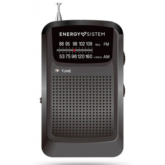 Radio ENERGY SISTEM 500314 Negro Analgica Auriculares