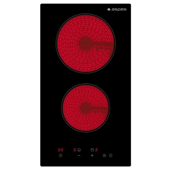 Placa Vitrocermica ASPES AV2302 2f Negro